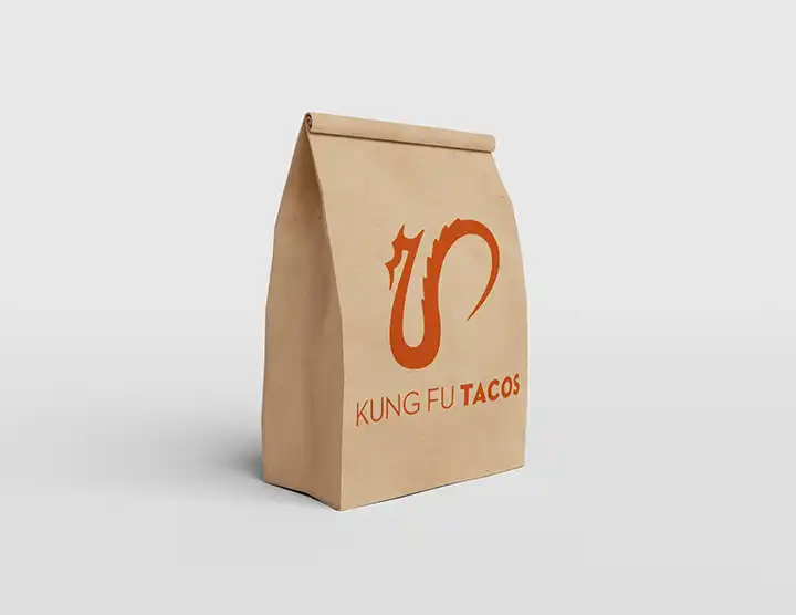 Kung Fu Tacos Bag Mockup