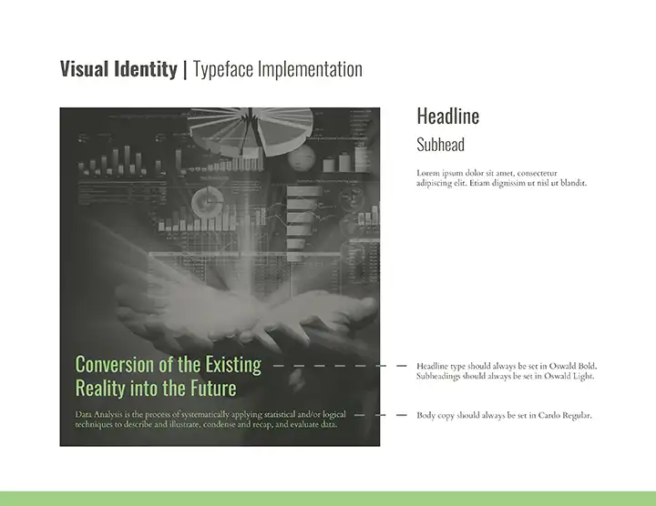 Textile - Visual Identity - Typeface Implementation